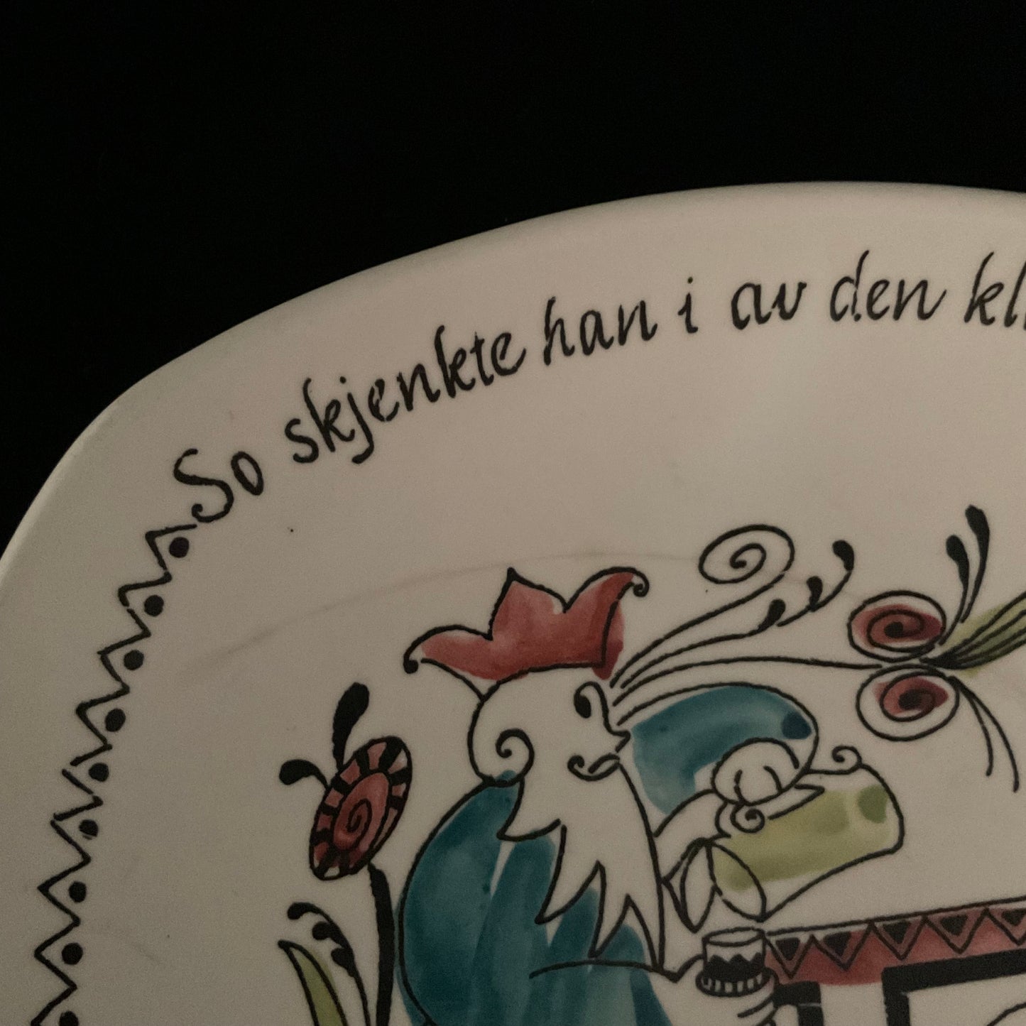 Porsgrund “Stolt Margit” tallerken