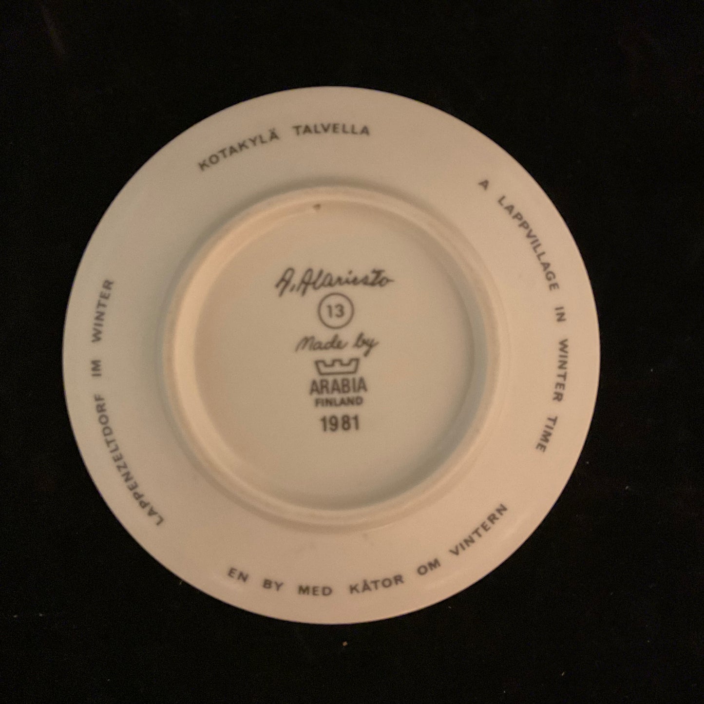 Kotakylä Talvella, A Lapp Village in Winther Time