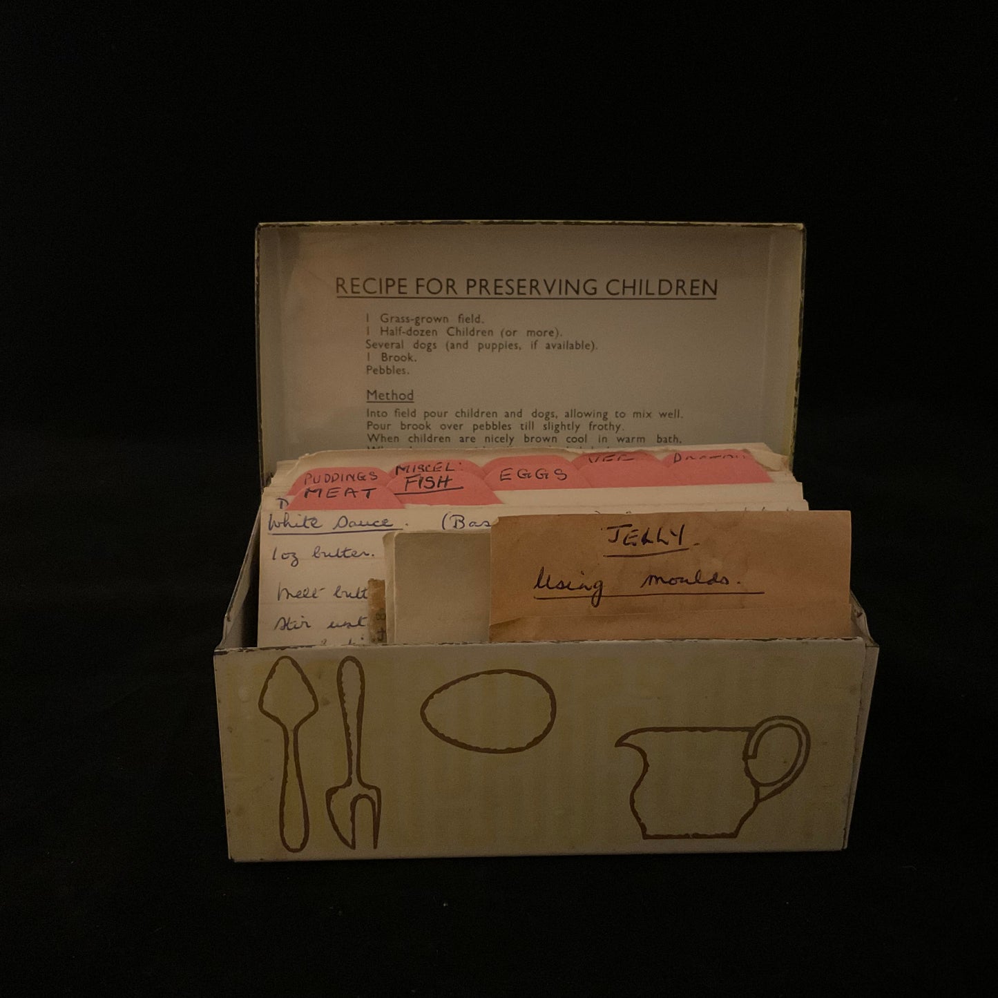 Preserving children recipe box
