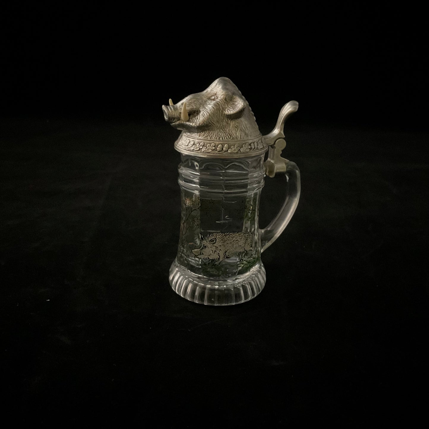 Miniature ølkrus med vildsvin – WMF, Tyskland