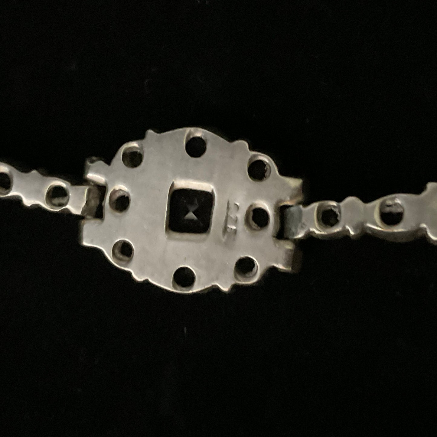 Sølvarmbånd med farvede sten (925 sterling sølv)