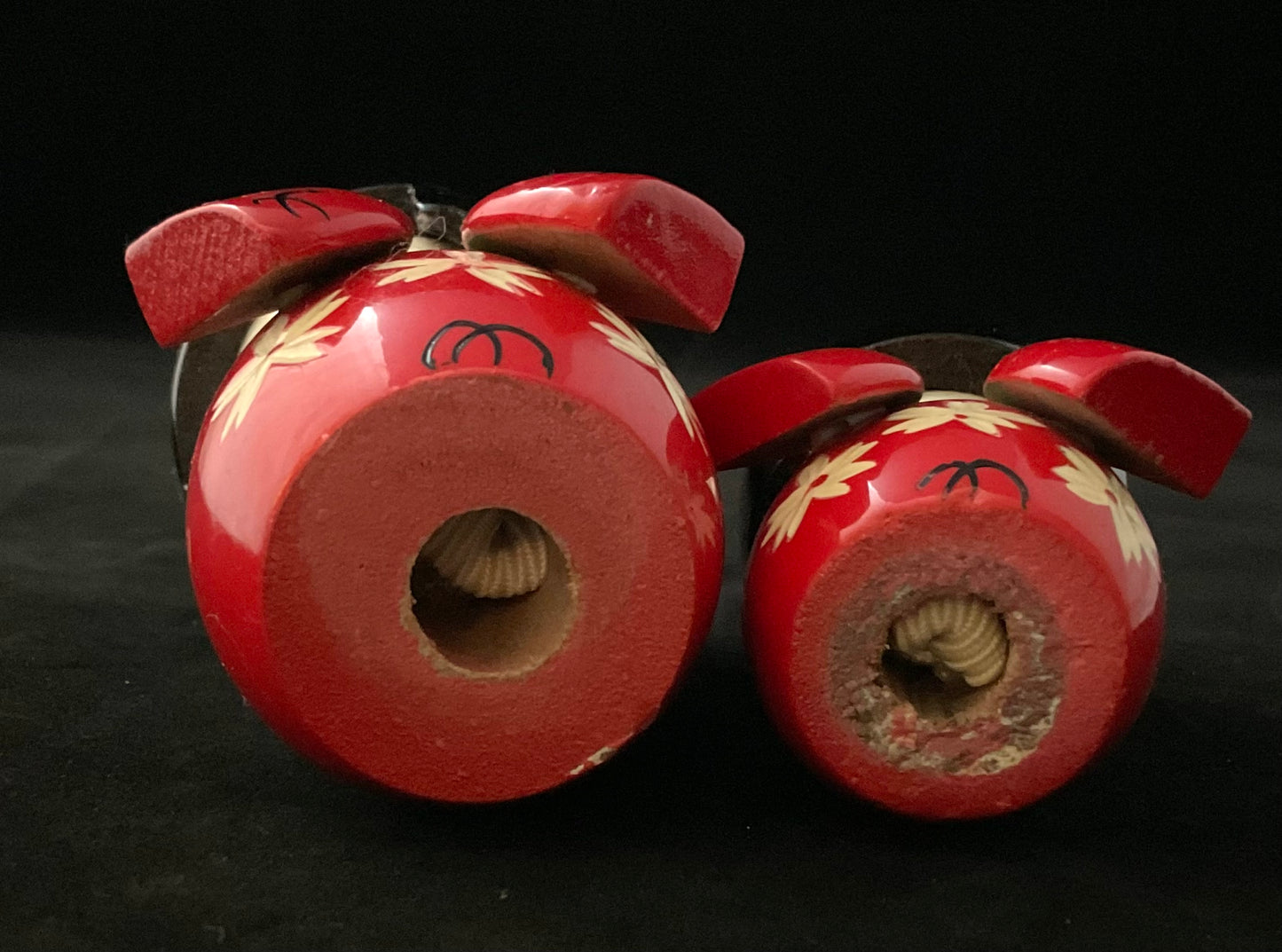 Japanske Kokeshi-dukker i træ