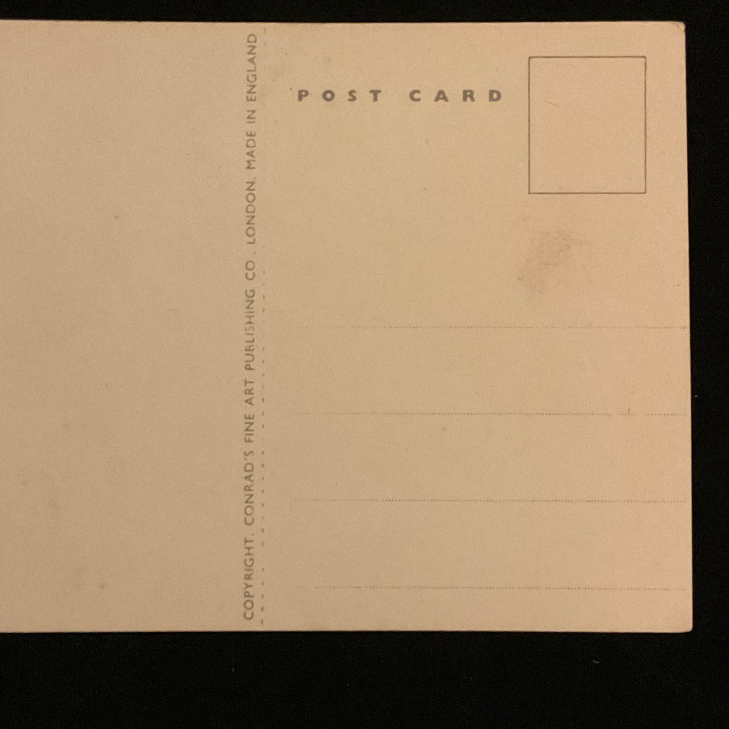 Vintage postkort i Hummelstil, Conrad’s Fine Art, England
