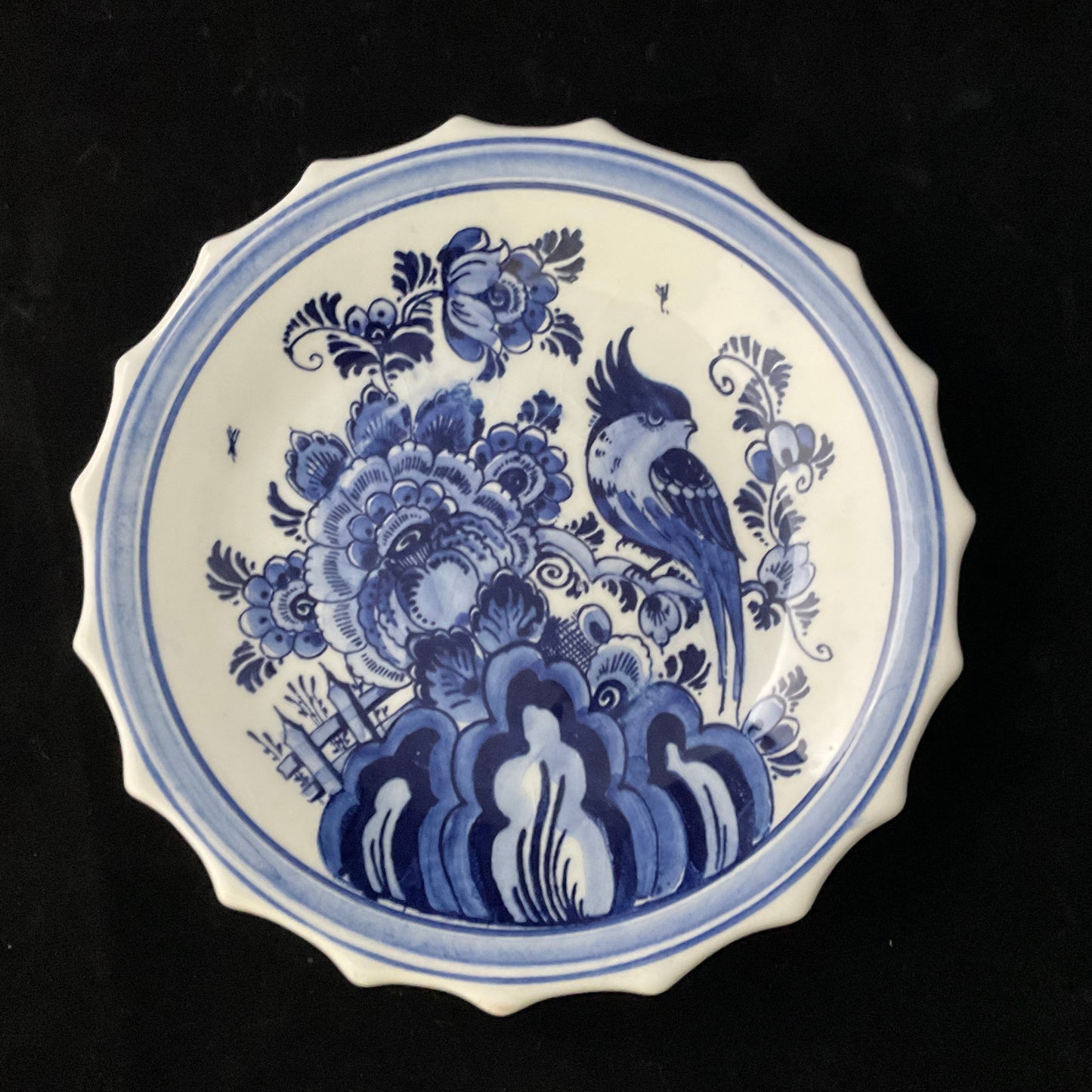 Håndmalet Delfts platte