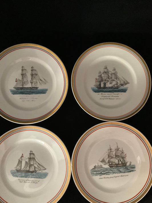 Skibstallerkener fra Royal Copenhagen