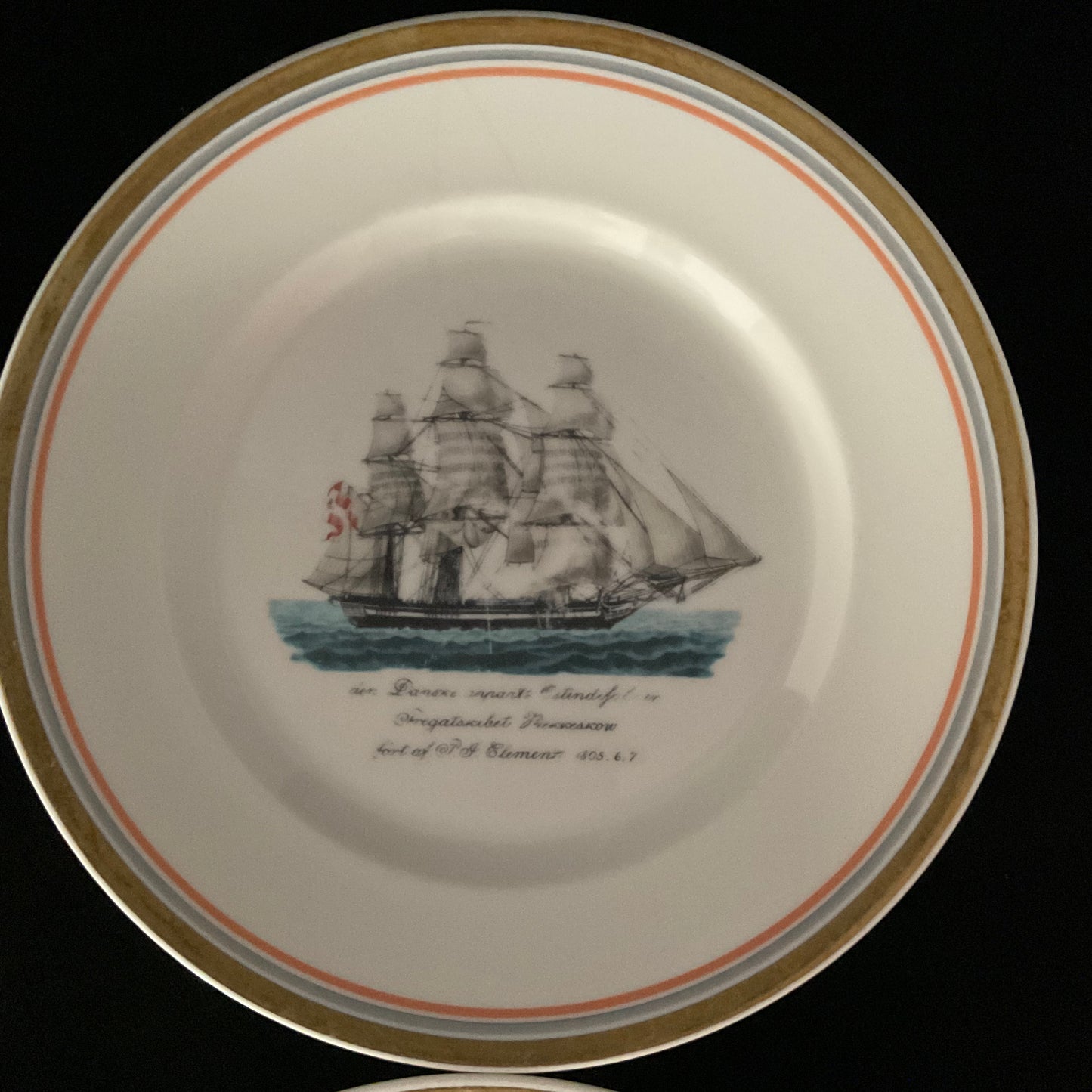 Skibstallerkener fra Royal Copenhagen