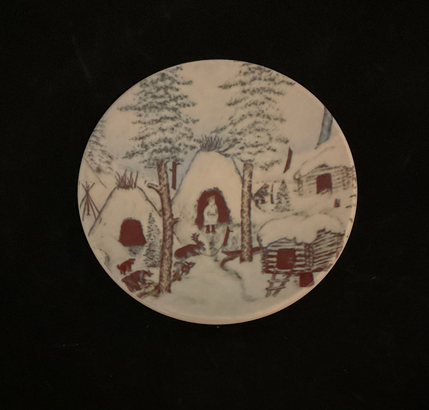 Kotakylä Talvella, A Lapp Village in Winther Time