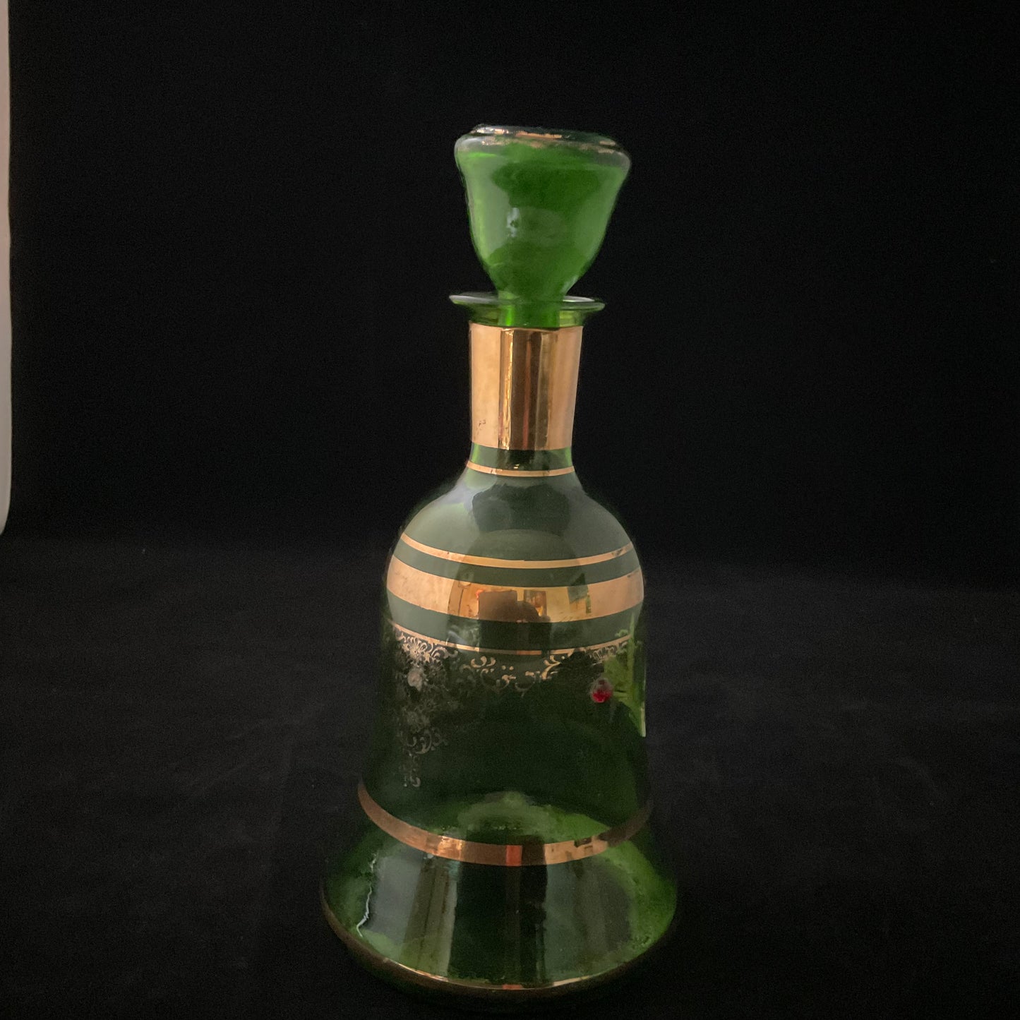 Grøn Murano souvenir-flaske – Venezia