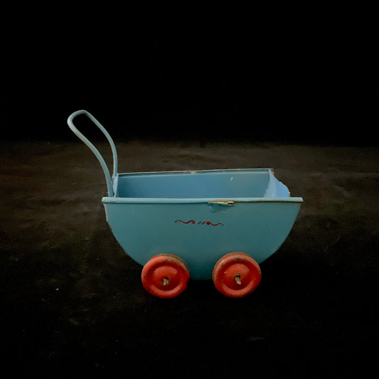 Vintage blik-barnevogn