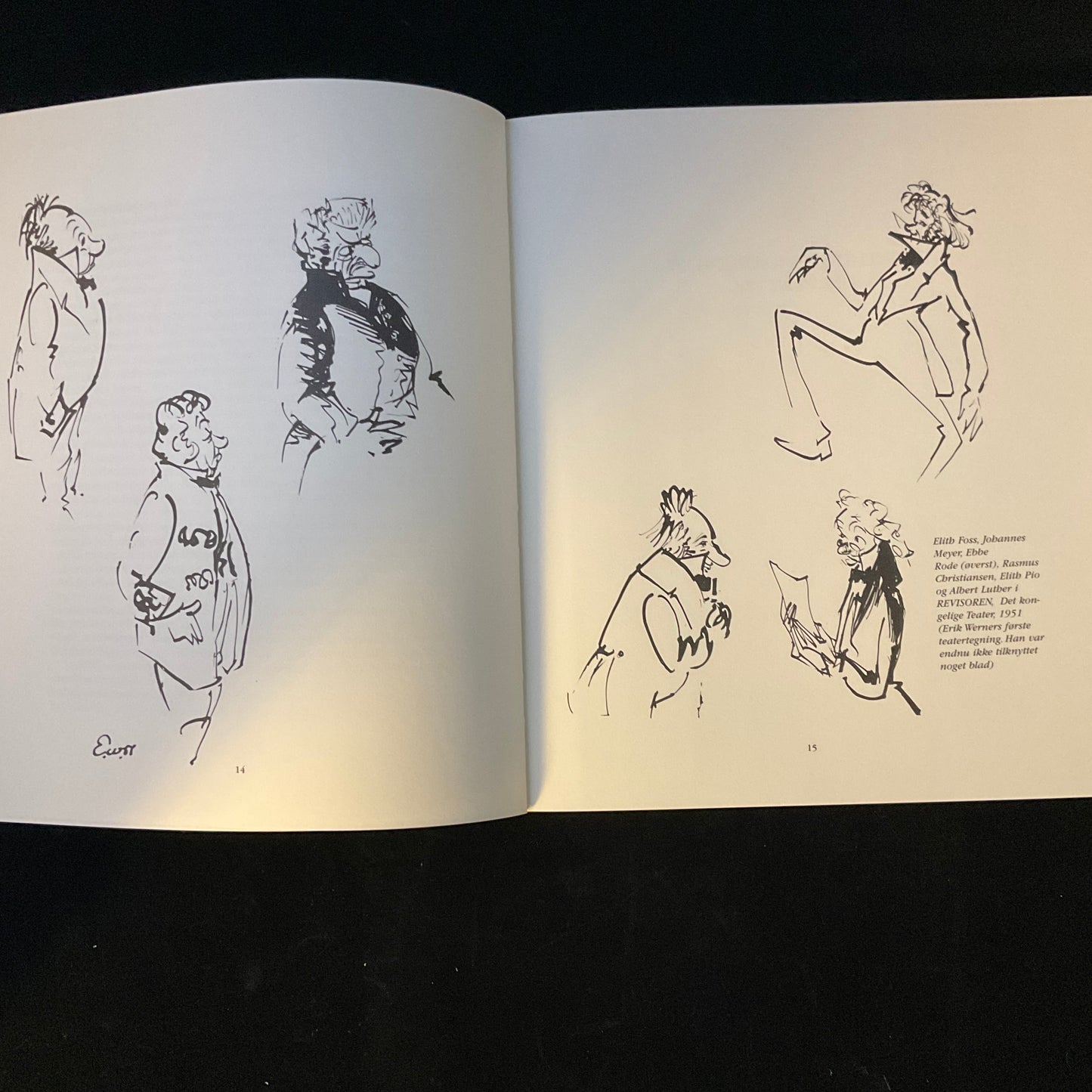 Teatertegninger fra fem årtier – Erik Werner (1996)