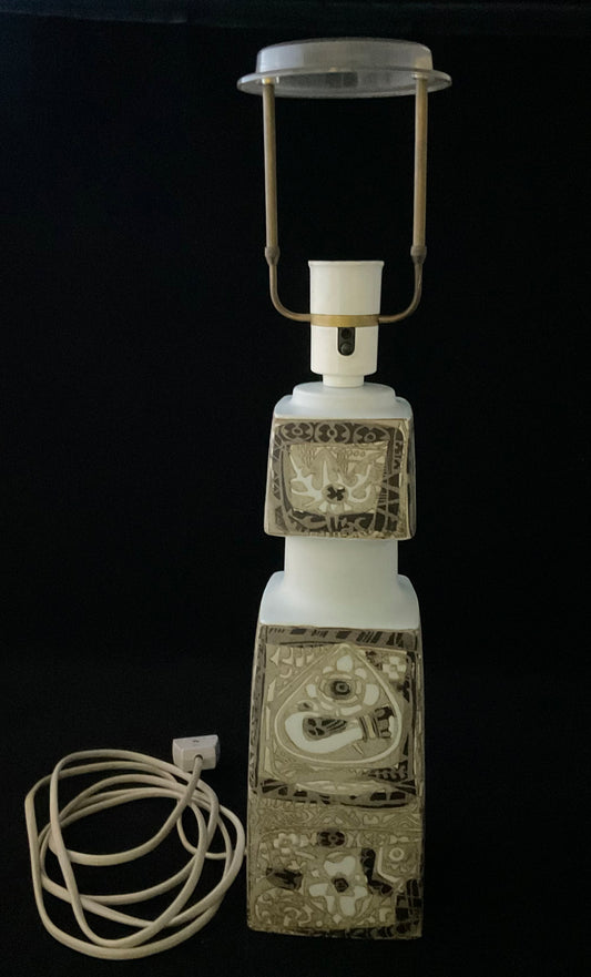 Royal Copenhagen & Fog & Mørup bordlampe fra 1960’erne