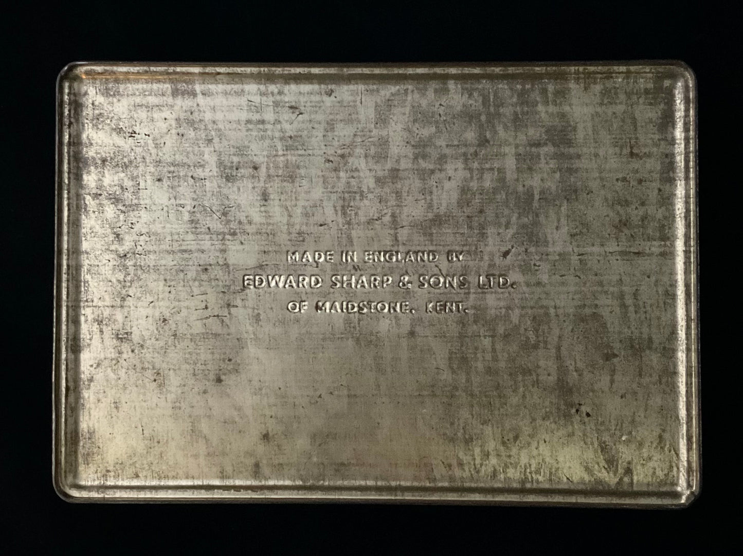 Vintage blikdåse med motiv af  Dronning Elizabeth II.