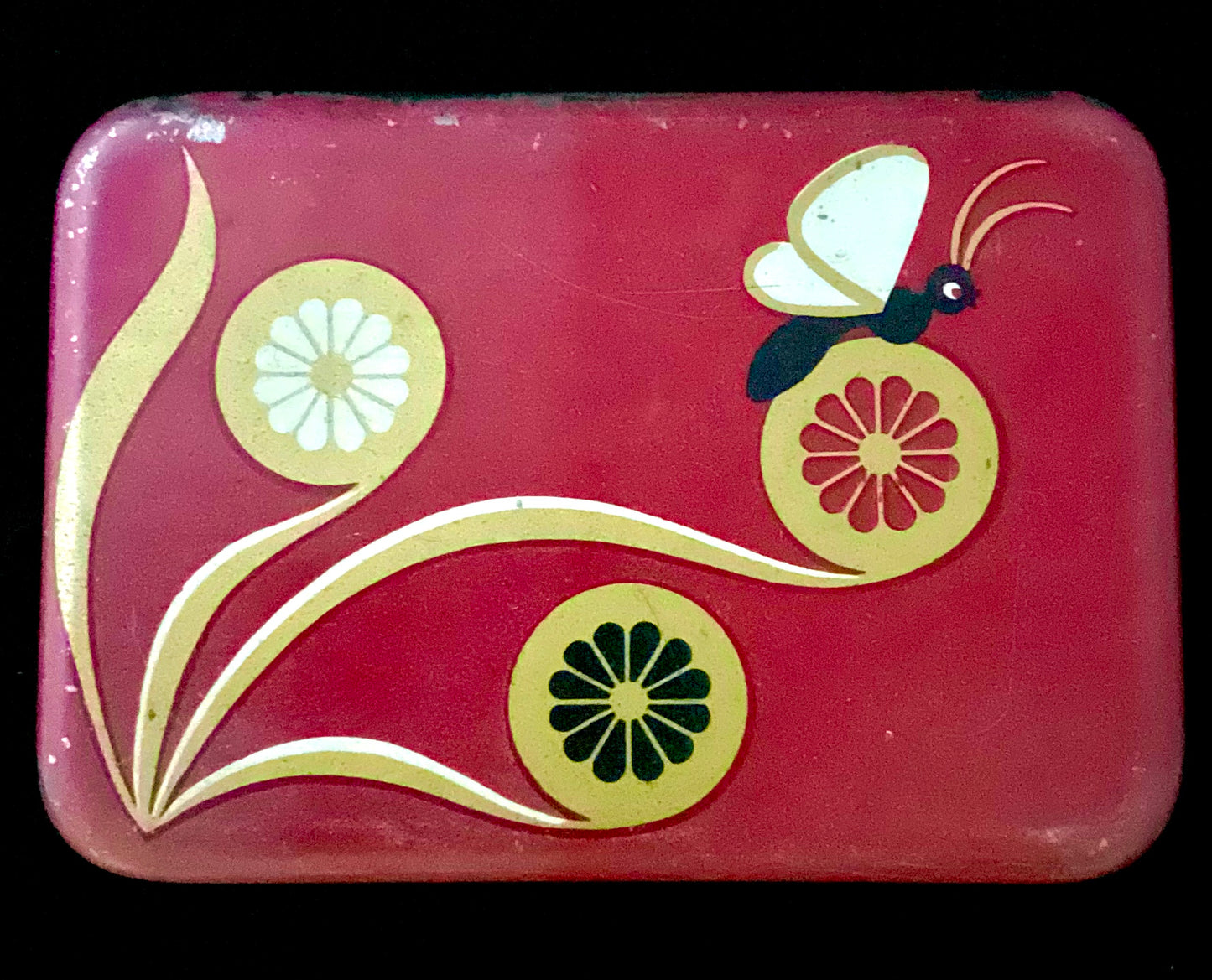 Småkagedåse fra H. Bahlsens keks-fabrikk