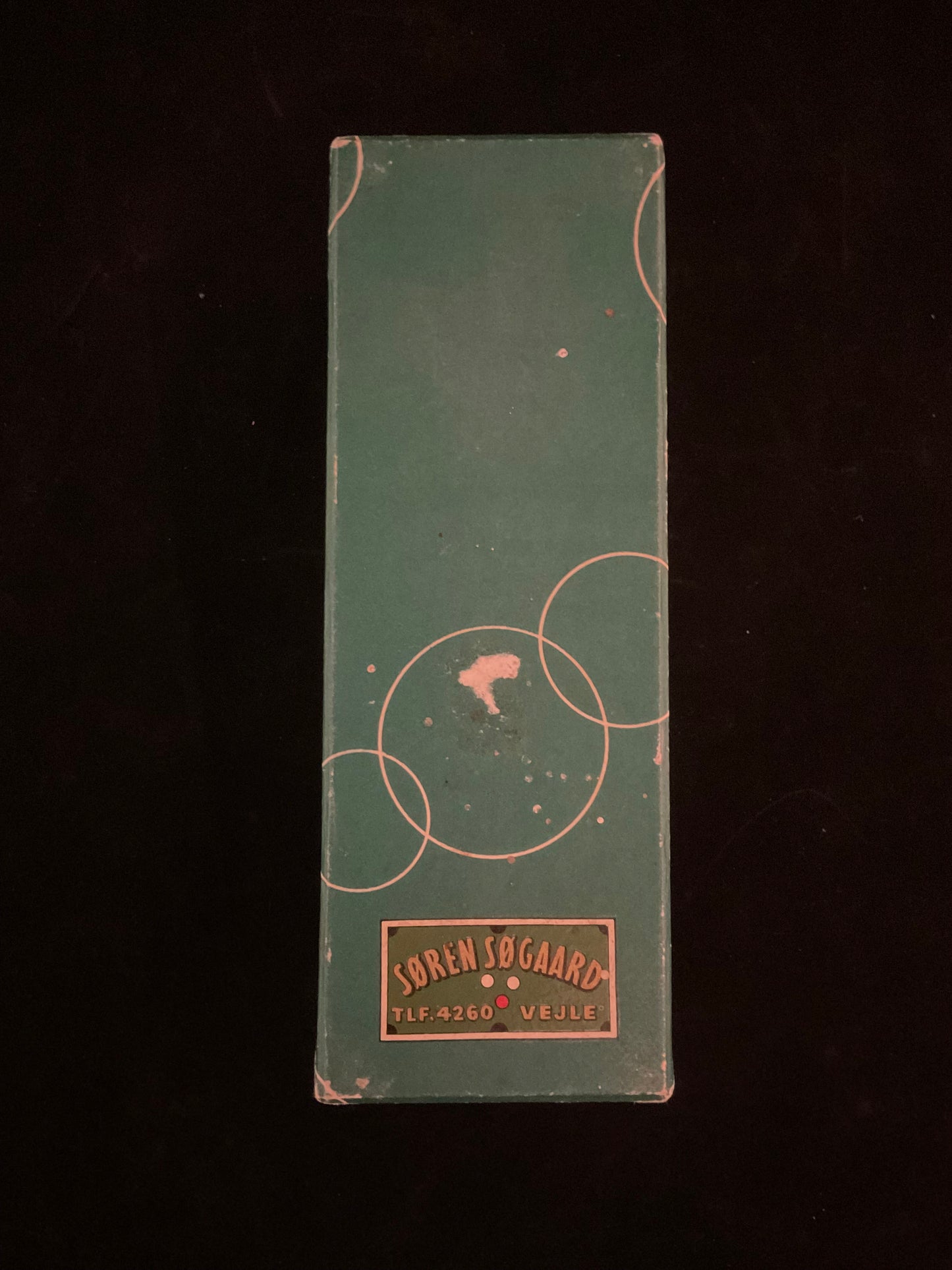 Vintage mini keglebillard fra Søren Søgaard - komplet i original æske