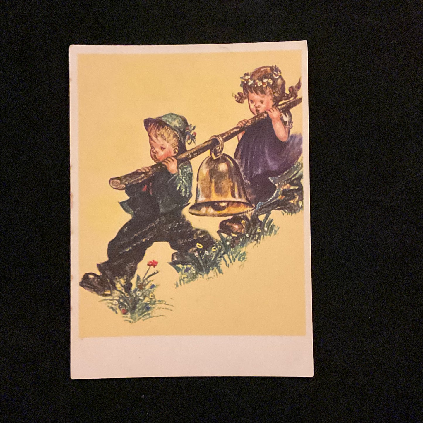 Vintage postkort i Hummelstil,  Conrad’s Fine Art, England