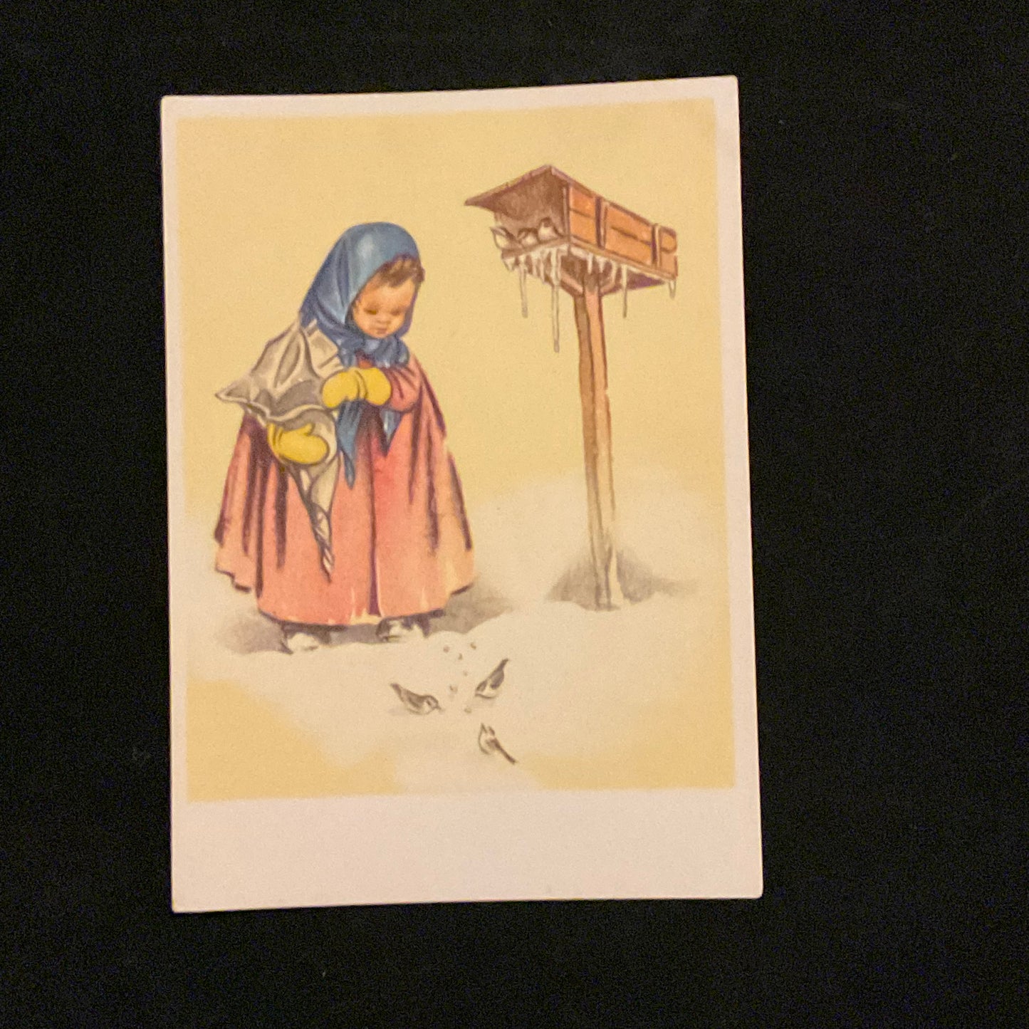 Vintage postkort i Hummelstil,  Conrad’s Fine Art, England