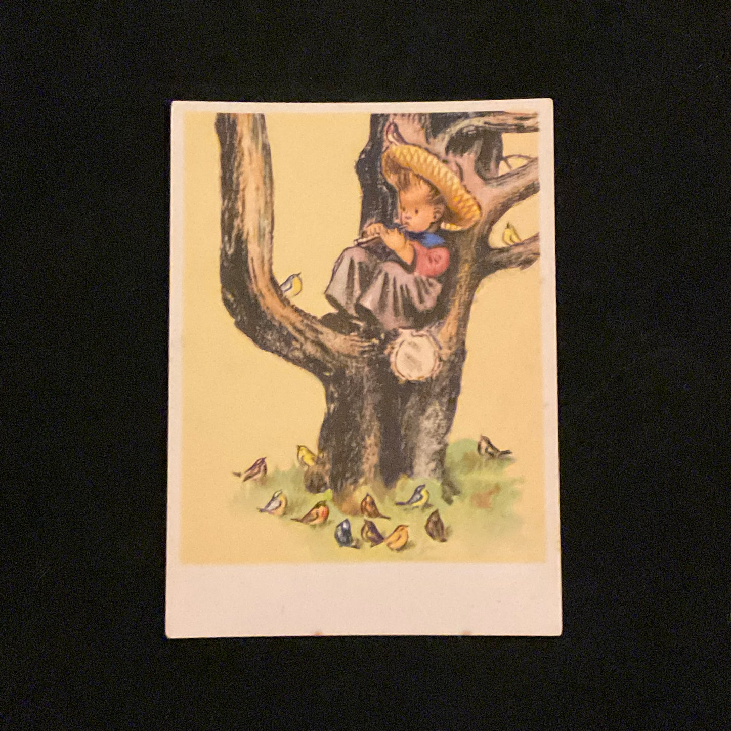 Vintage postkort i Hummelstil,  Conrad’s Fine Art, England